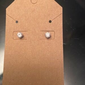 Elegant Silver Stud Earrings
